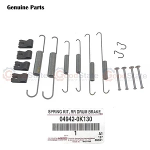 Genuine Toyota Fortuner KUN50 KUN156 GUN166 GUN165 Rear Drum Brake Spring Kit - Picture 1 of 3