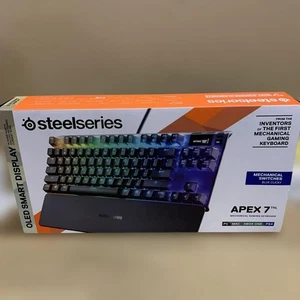 SteelSeries Apex 7 TKL JP Gaming Keyboard Blue Clicky Used - Picture 1 of 5