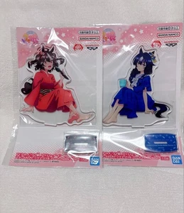Uma Musume figure acrylic stand Lot 2 set anime game Japan mascot Bandai m632 2 - Picture 1 of 4
