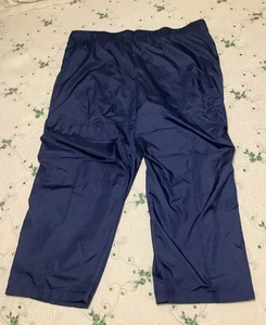 PANTALONES DE VIENTO HOMBRE NUEVOS SIN ETIQUETAS Talla 3X (48-50) "STARTER" AZUL MARINO FORRADOS ELÁSTICOS/CORDÓN - Imagen 1 de 10