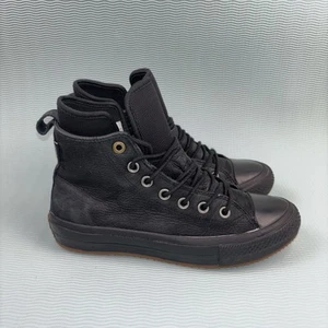 Zapatillas impermeables Converse Chuck Taylor All Star para mujer talla 7 negras nobuck” - Imagen 1 de 10