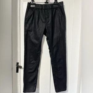 BEVY FLOG Dafna High Rise Black Pinstriped Stretch Skinny Pant Gr. 27 - Bild 1 von 9