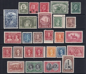 Canada  1931-39 MNH Stamp Lot  Very HICV - Picture 1 of 1