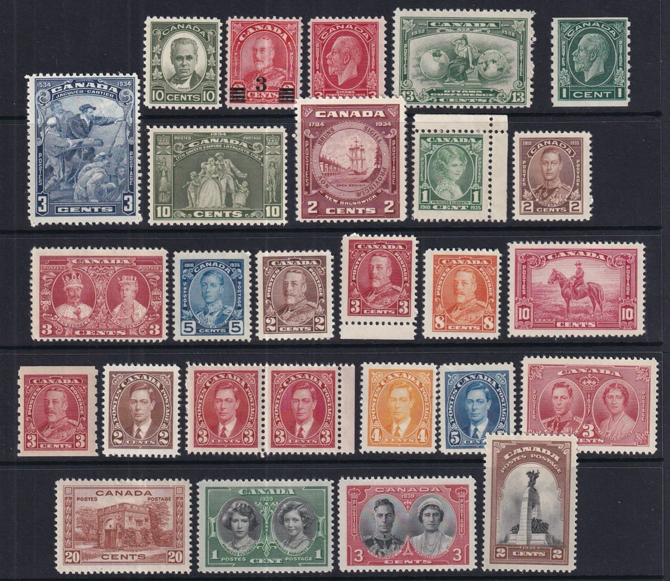 Canada  1931-39 MNH Stamp Lot  Very HICV - Image 1 of 1