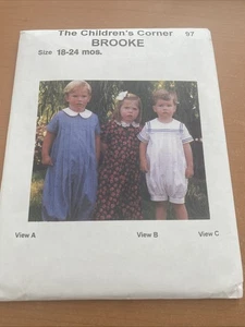1997 L'angolo dei bambini modello "Brooke" taglia 18-24 Mos. #97 Non Tagliato - Foto 1 di 4