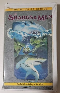 Of Sharks And Men VHS Wildlife Series Documentary Nature Ocean Bruno Vailati VTG - Picture 1 of 4