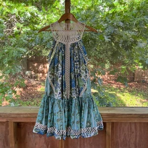 Zimmermann Ceramic Infinity Flip Dress In Splice Green Mini Size 1 (U.S. 6) - Picture 1 of 10