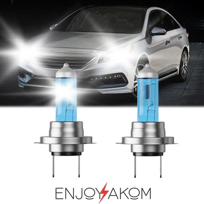 For Hyundai Sonata 1999-2014 Halogen Headlights Bulbs Hi/Lo Beam Combo 6000K - Image 1 of 4