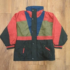 VTG Polar Wind Kids Medium Age 5-6 Ski Snowboard Jacket Windbreaker Colorblock - Picture 1 of 6