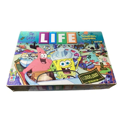 The Game of Life SpongeBob SquarePants Edition Board Game-Missing 2 Pieces - Image 1 of 4