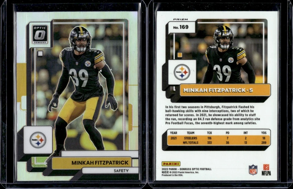 2023 Panini Donruss Optic Holo Base #169 Minkah Fitzpatrick - Image 1 of 1