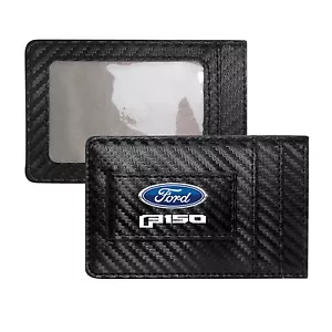 Ford F150 2015 - 2018 schwarz Kohlefaser RFID Kartenhalter Geldbörse mit Geldklammer - Bild 1 von 5