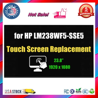 NBLLCD 23.8" Replacement L12029-273 Compatible with for HP 24-D 24-DF1224 LM238WF5-SSE5