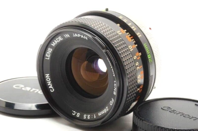 【NEAR MINT】 Canon FD 28mm F3.5 S.C. MF Manual Focus Wide Angle from JAPAN#1034a4 Foto 1 de 4