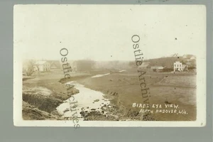 North Andover WISCONSIN RPPC c1916 MAIN STREET nr Prairie du Chien GHOST TOWN - Picture 1 of 4
