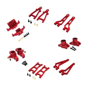 Aluminum CNC Metal Upgrade parts DIY Red For MJX 1/20 20208 JJRC C8811 rc car - Picture 1 of 20