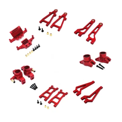 Aluminum CNC Metal Upgrade parts DIY Red For MJX 1/20 20208 JJRC C8811 rc car - Image 1 of 4