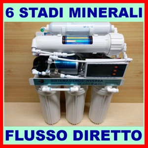 DEPURATORE ACQUA SISTEMA CON 6 STADI A OSMOSI INVERSA A PRODUZIONE DIRETTA 750 M - Foto 1 di 4