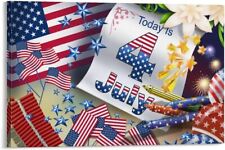 American Independence Day Painting Poster Wall Decor Canvas Painting Posters