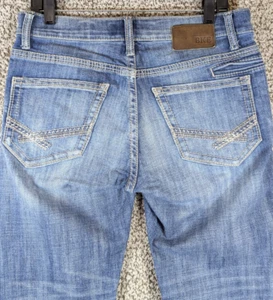 Pantalones de mezclilla BKE Mason Taper para hombre 32x29 (etiqueta 32R) azul desgastado - Imagen 1 de 13