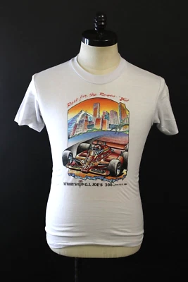 Camiseta vintage años 80 G.I. Joe's Race For The Roses Indy Car para hombre mediano EE. UU. Foto 1 de 4