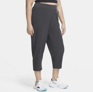 Pantalones de entrenamiento Nike tiro medio 7/8 para mujer nuevos🌿 talla 3XL grises - Imagen 1 de 7