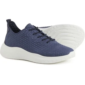 New Men's ECCO Therap Lace-Up Sneakers Leather Night Sky 825284 - Picture 1 of 6