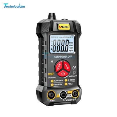 ANENG M167 Digital Mini Multimeter AC/DC Electrical Tester True Rms Multimeter - Bild 1 von 4