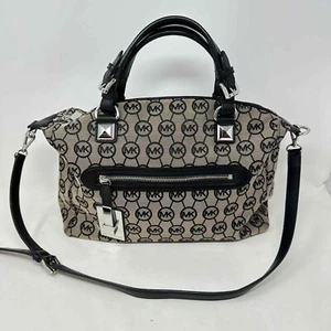 Michael Kors Cartera Bolso Bandolera Jet Set Calista Negro MK Logo Cartera - Imagen 1 de 19