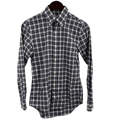 Camisa Jack Spade a cuadros manga larga con botones talla 14,5 Foto 1 de 4
