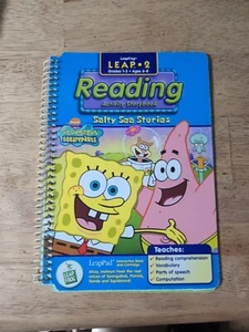LeapFrog Leap 2 Reading Sponge Bob Salty Sea Stories Book & Cartridge Unopened  - Picture 1 of 4