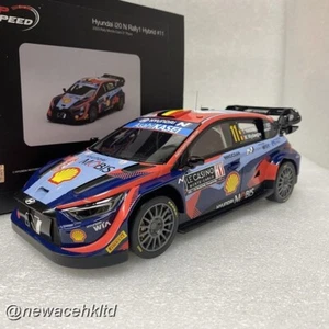Hyundai i20 N Rally1 2023 Rally MonteCarlo 3rd Place No.11 Topspeed 1/18 #TS0545 - Picture 1 of 2