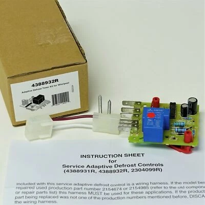 SUPCO Refrigerator Adaptive Defrost Control Board for Whirlpool Kenmore 4388932