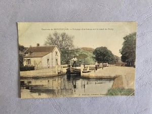 CPA / Carte postale ancienne - Env MONTLUCON eclusage bateau canal Berry (03) - Picture 1 of 12