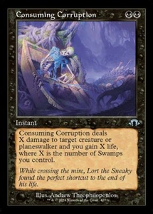 MTG CONSUMING CORRUPTION 407 EXC - RETRO CORRUZIONE DIVORATRICE - MH3 X EN - Picture 1 of 1