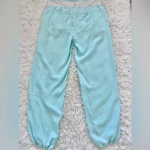 Lululemon Serene Loose Fit Pants Aqua Blue Size 10 - Picture 1 of 7