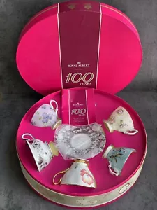 Royal Albert 100th Anniversary Bone China set regalo 10 pezzi tazza e piattino Inghilterra - Foto 1 di 9