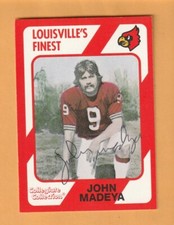 John Madeya Louisville Cardinals AUTO Signed 1989 Card West Mifflin PA 10A