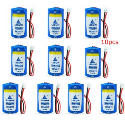 10x ER34615 3.6V 19000mAh Li-Batería con Enchufe para Máquina Herramienta CNC Nuevo Foto 1 de 4