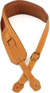 Levy's 3" Apex Tan Leather Guitar Strap with Padding and Hardware - Picture 1 of 1
