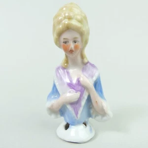 MEDIA MUÑECA ART DECO ALFILER DE PORCELANA ALEMANA DÉCADA DE 1930 - Imagen 1 de 3