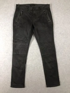 John Varvatos Utility Pants Mens 30 (Fits 32x29) Double Knee Moto Biker Pockets - Picture 1 of 16