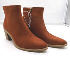 NWOB Universal Thread Malby Rust Brown Boots Booties