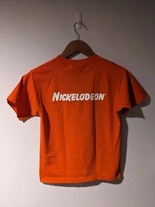 Vintage 90s Nickelodeon TV Show Cartoon Orange Kids 10/12 T-Shirt - Picture 1 of 6