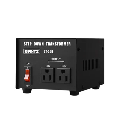 Giantz 500W 240V TO 110V Step Down Stepdown Transformer Voltage Converter AU-US - image 1 of 4