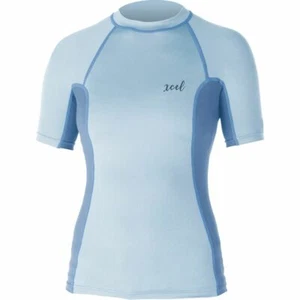 XCEL Sun UPF uv PROTECTION Surf SHORTSLEEVE Swim RASHGUARD SHIRT Top WOMENS size - Picture 1 of 5