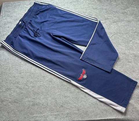 Atlanta Hawks Adidas Track Pants Men 4XL Blue Gray 33" Training Drawstring Cover