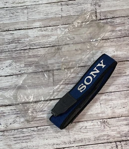 Cámara videocámara Sony azul vintage correa de tela ancha para el cuello años 90’s - Imagen 1 de 7