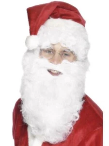 Erwachsene Weihnachtsmann Bart Weihnachten Kostüm Party Accessoire - Bild 1 von 2