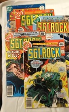Vintage Comic Book Lot of 5 Sgt Rock #305 #320 #322 #325 #323